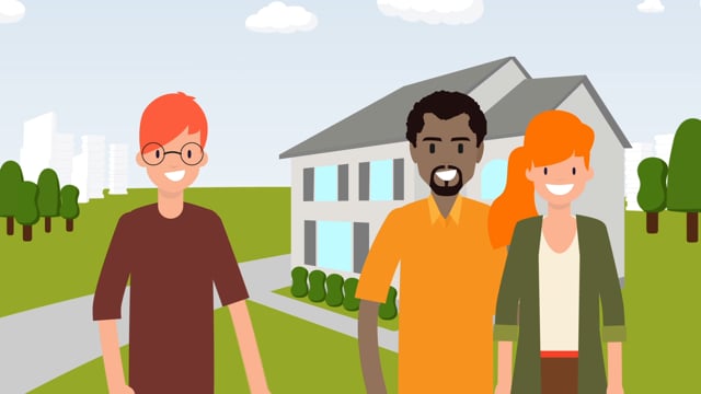 We used 2D animation styles to make this video for Accela building