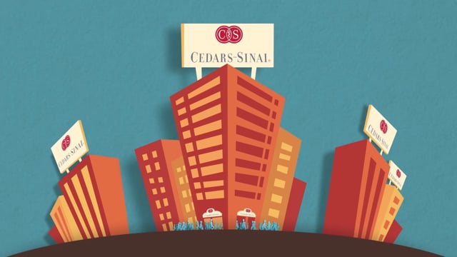 A video for Cedars Sinai using 2D animation software